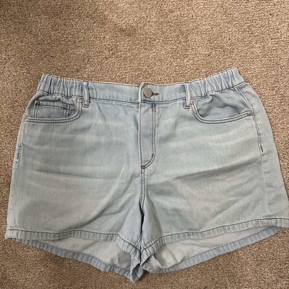 LOFT Light Blue Denim Jean Shorts